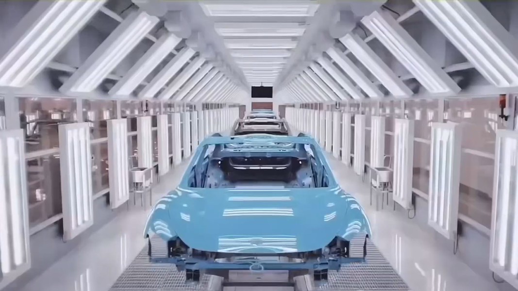 Nhà máy sản xuất xe điện ở Trung Quốc cho ''ra lò'' một chiếc xe trong 76 giây- Ảnh 2.