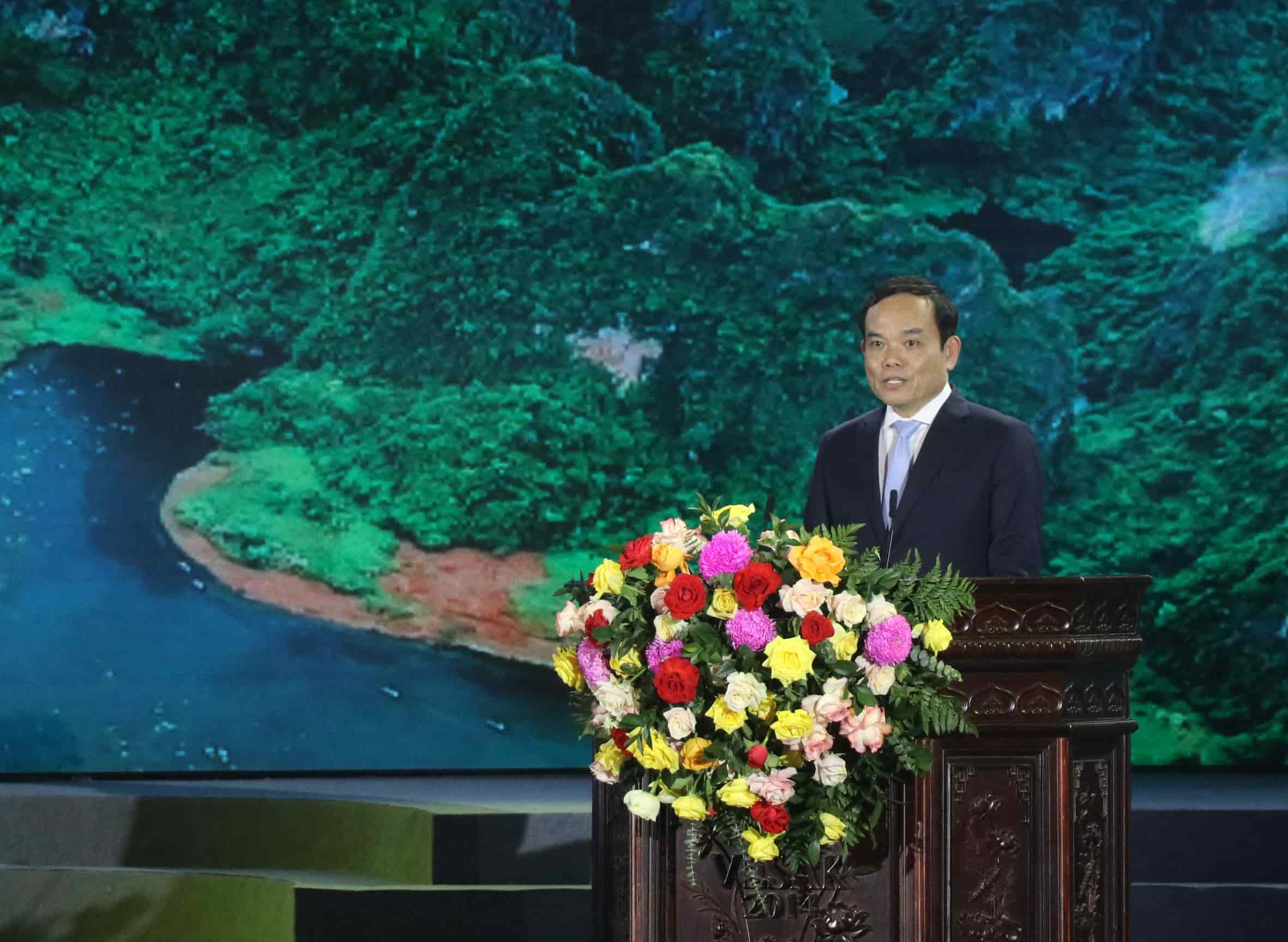 Phó Thủ tướng Chính phủ Trần Lưu Quang phát biểu chỉ đạo tại buổi lễ. Ảnh: Nguyễn Trường
