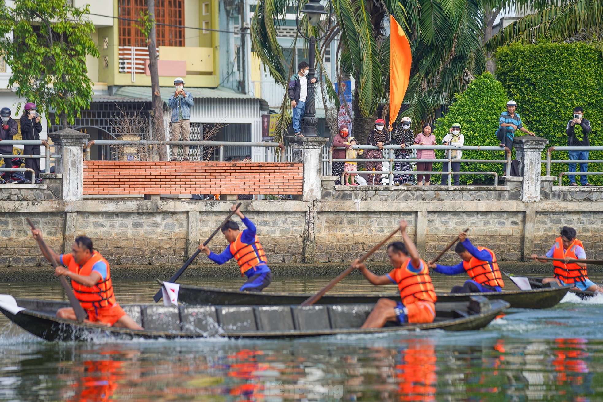 Sôi nổi đua xuồng ba lá ở Long An ảnh 4