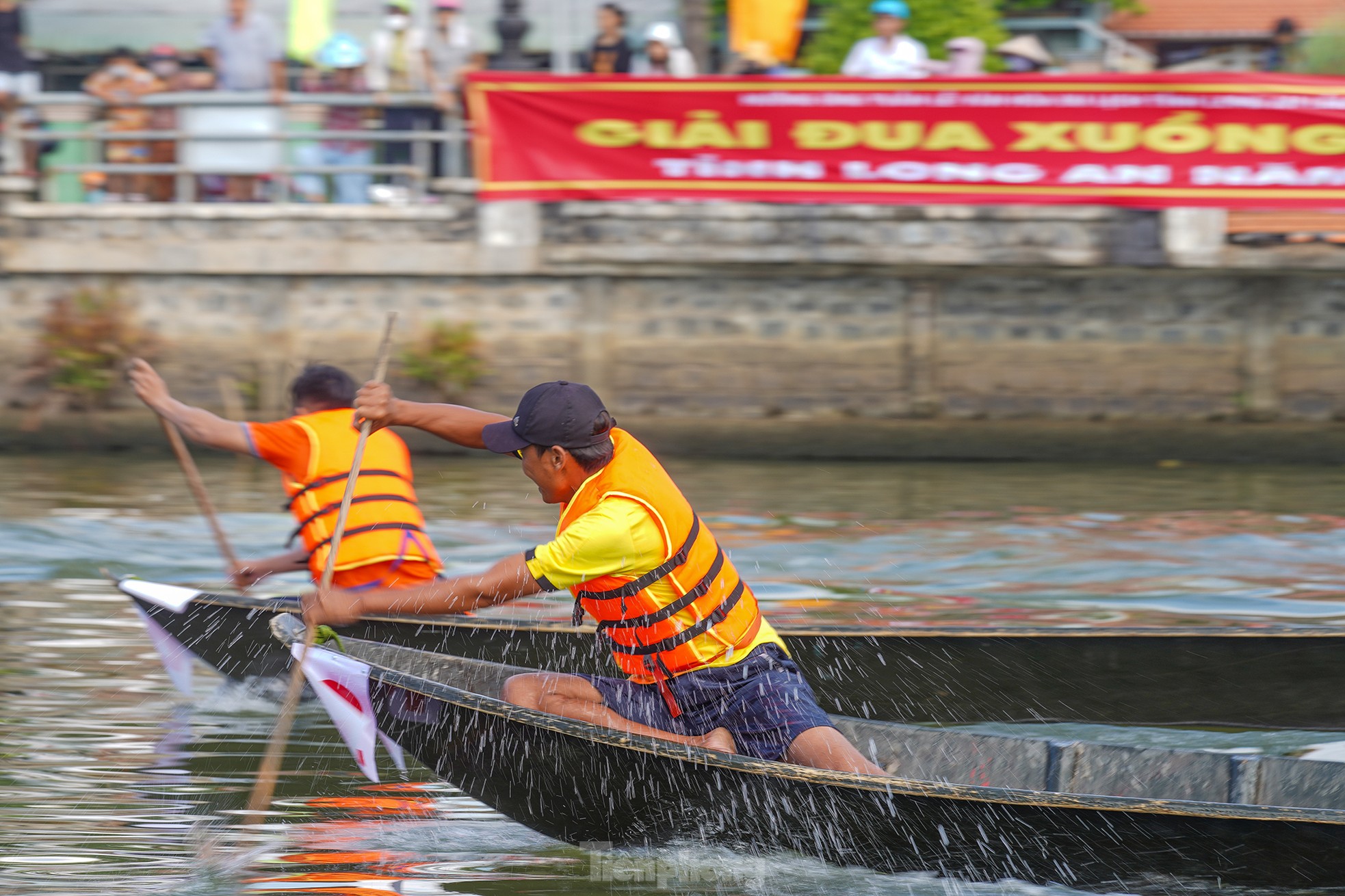 Sôi nổi đua xuồng ba lá ở Long An ảnh 12