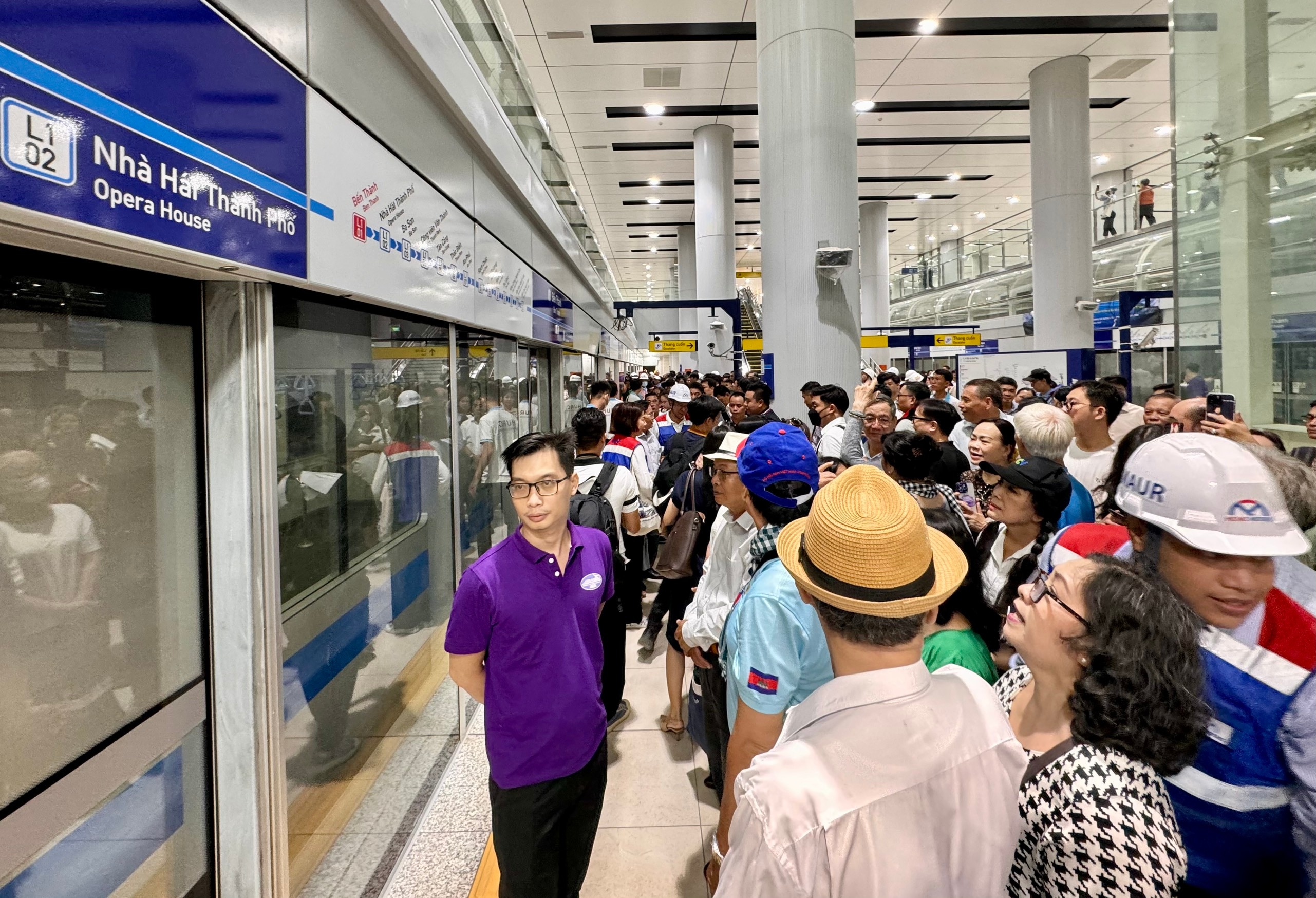 Ville. Ho Chi Minh : découvrez les trains automatiques circulant sur toute la ligne de métro Ben Thanh - Suoi Tien -0