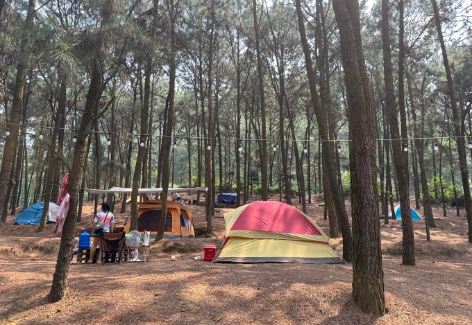 Campamento Ham Lon en la mañana del 28 de abril. Foto de : Titán