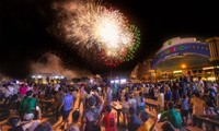 Détails du feu d'artifice du 30 avril à Binh Thuan