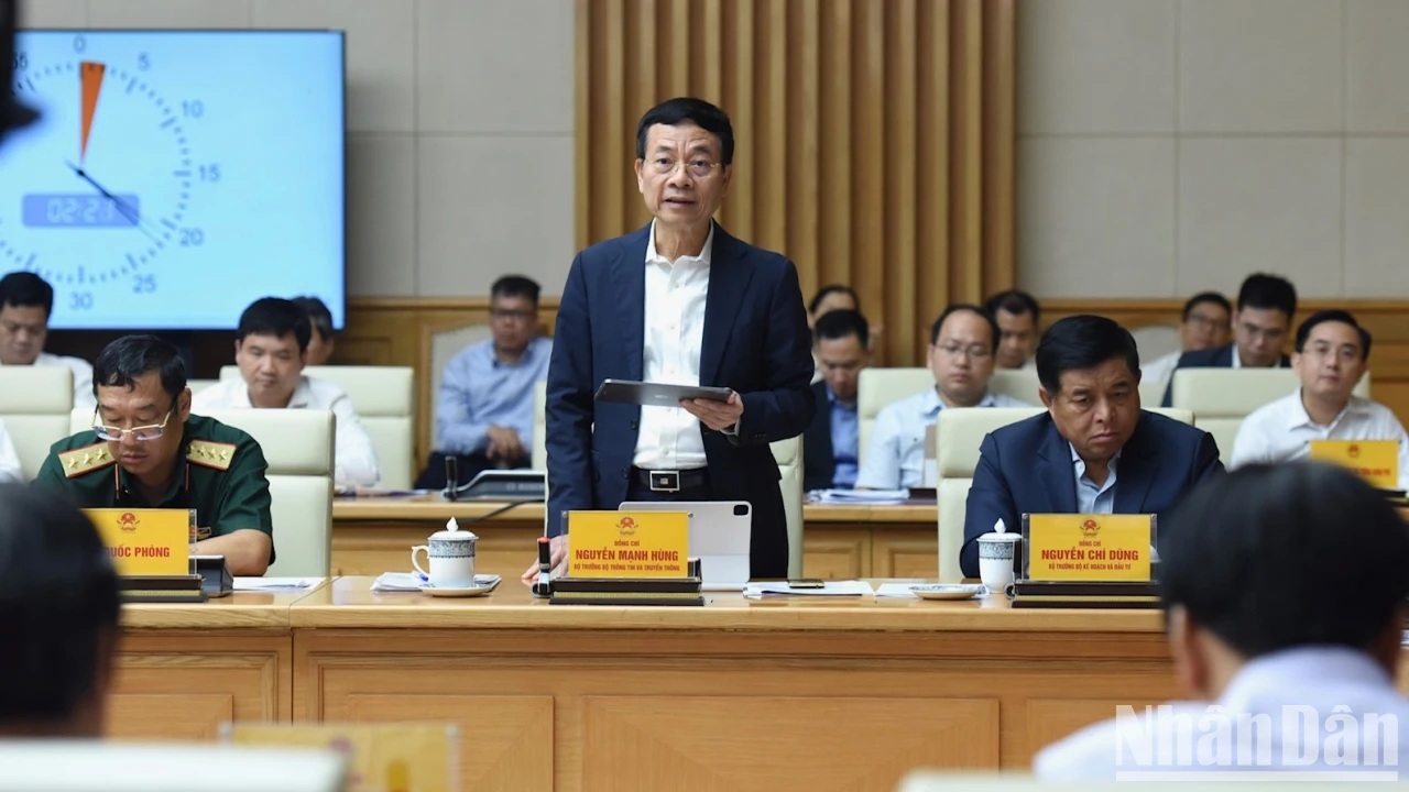 [Ảnh] Thủ tướng Chính phủ Phạm Minh Chính chủ trì Hội nghị phát triển nguồn nhân lực phục vụ công nghiệp bán dẫn ảnh 10