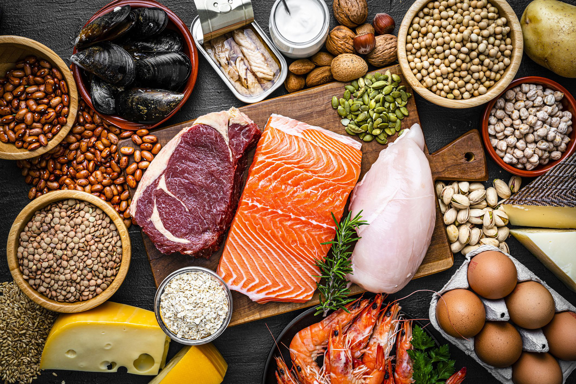 8 dấu hiệu cho thấy cơ thể thiếu protein- Ảnh 1. Protein là dưỡng chất quan trọng cho cơ thể, đặc biệt là trong quá trình tăng trưởng và duy trì các mô - Ảnh: Washington Post
