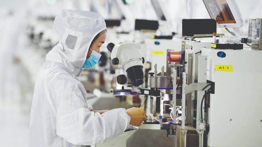 Sản xuất và xuất khẩu chip AI đóng góp vào tăng trưởng kinh tế châu Á. Ảnh: SCMP