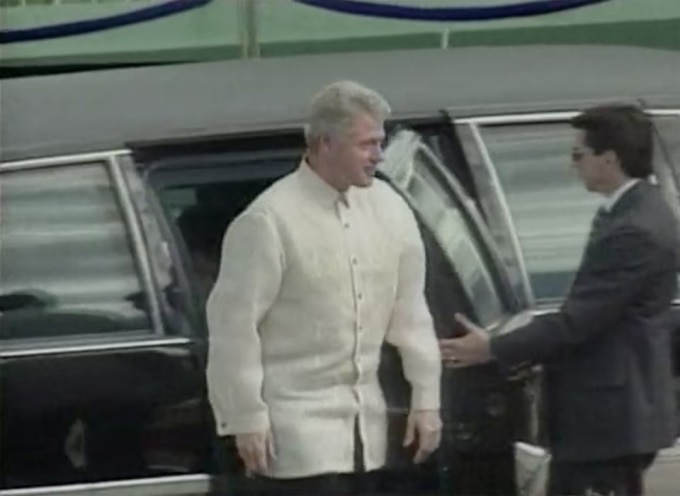 Cựu tổng thống Bill Clinton trong tại Manila, Philippines hồi tháng 11/1996. Ảnh: Reuters