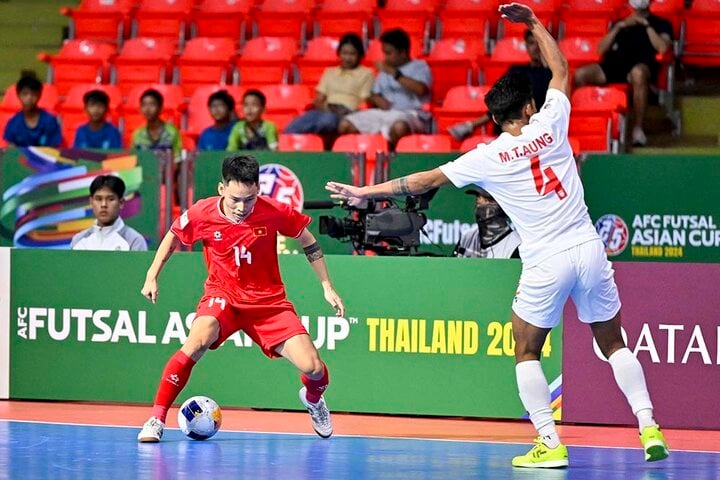Đội tuyển Việt Nam vào tứ kết Futsal Asian Cup 2024. (Ảnh: VFF)