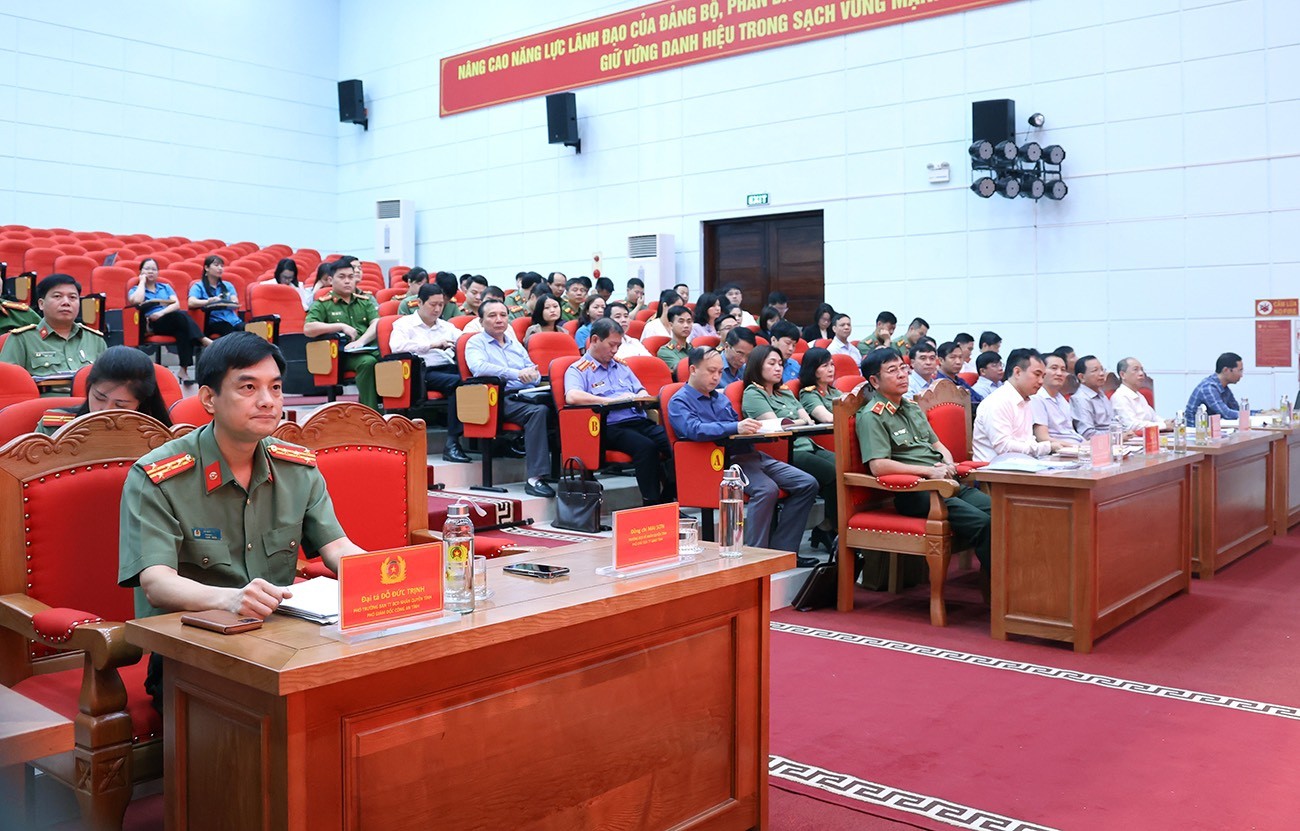 Human rights training conference in 2024 in Bac Giang province.