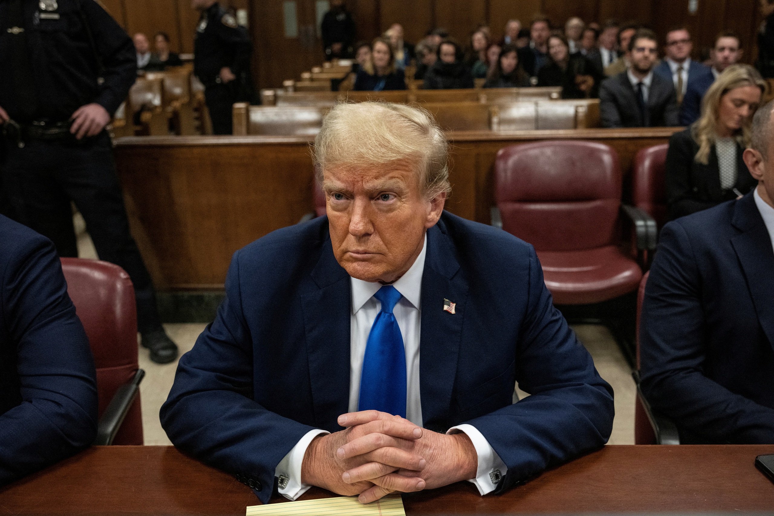 Bắt đầu xét xử cựu Tổng thống Trump vụ chi tiền bịt miệng- Ảnh 1. Bắt đầu xét xử cựu Tổng thống Trump vụ chi tiền bịt miệng- Ảnh 1.