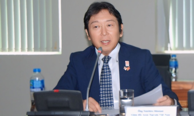 Ông Yuichiro Shiotani, Giám đốc AEON Topvalu Việt Nam. Ảnh: Thi Hà