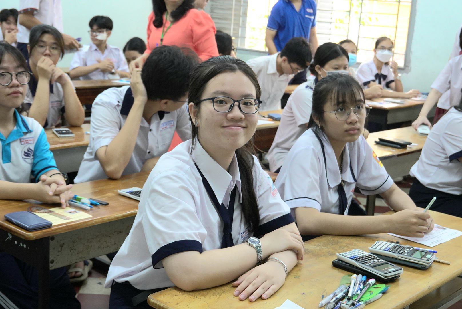 Công bố kết quả thi học sinh giỏi cấp TP.HCM: Số giải nhất nhiều hơn năm trước- Ảnh 1. Học sinh lớp 12 ở TP.HCM tham dự kỳ thi học sinh giỏi cấp thành phố năm 2024 - Ảnh: NHƯ HÙNG