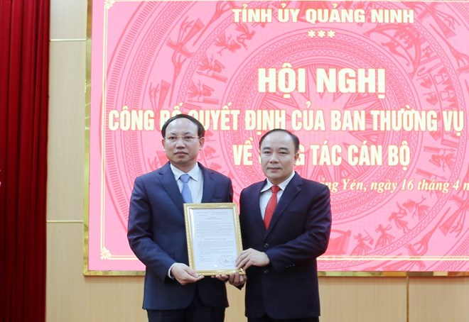 Điều động Cục trưởng Cục Thuế Quảng Ninh làm Bí thư Quảng Yên