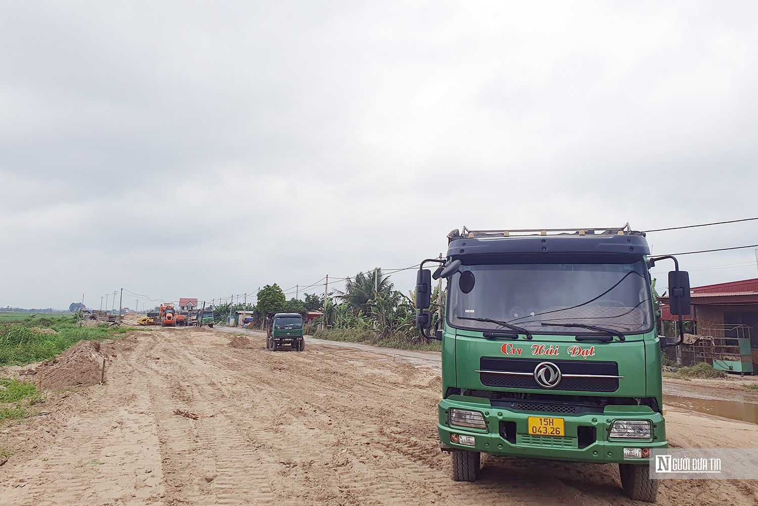 Immobilier - Hai Phong : Un projet de trafic d'un milliard de milliards de dollars est en retard en raison du manque de sable de remplissage