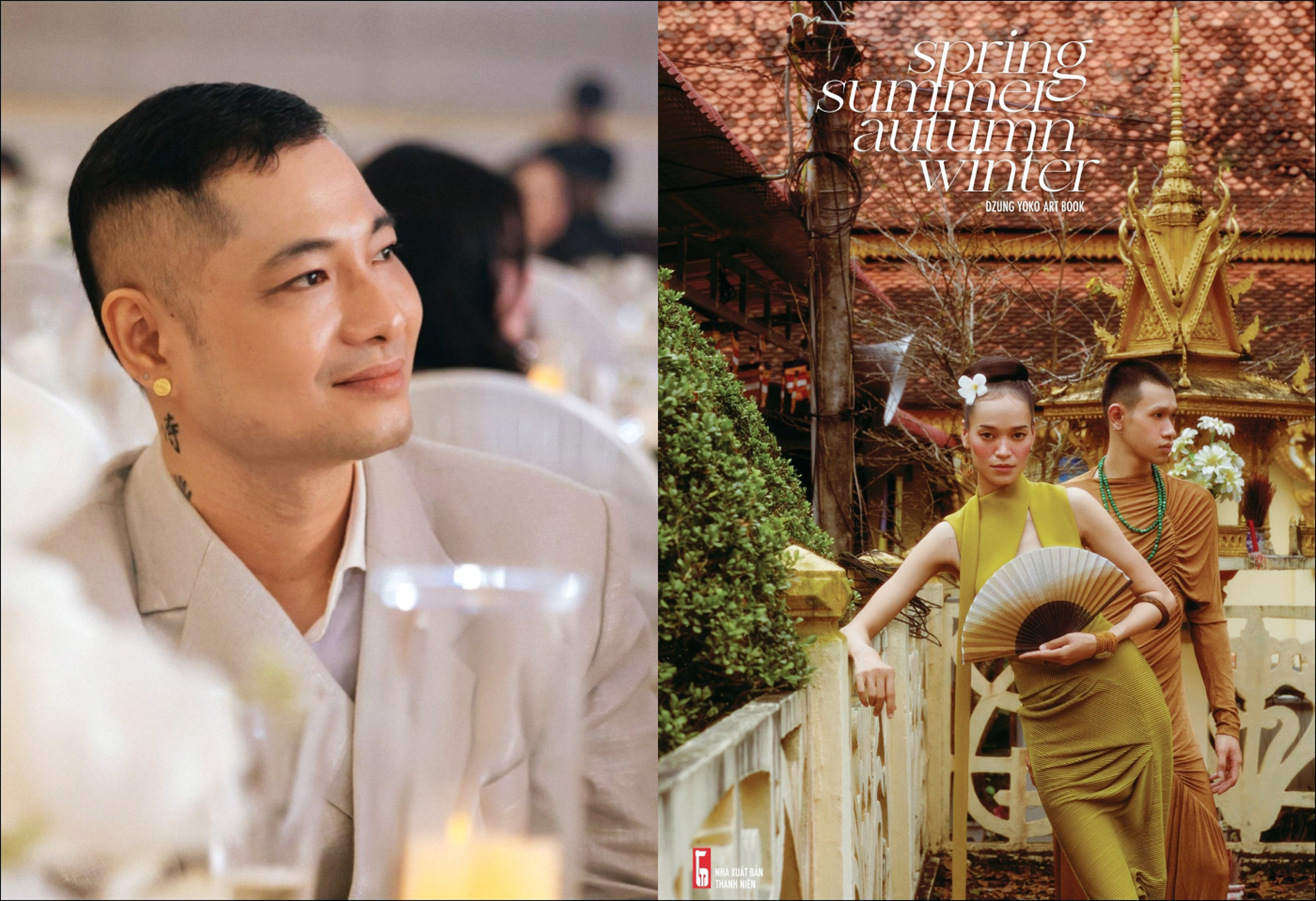 Dzũng Yoko và tác phẩm trong sách ảnh Xuân Hạ Thu Đông (Spring Summer Autumn Winter) của anh Dzũng Yoko và tác phẩm trong sách ảnh Xuân Hạ Thu Đông (Spring Summer Autumn Winter) của anh