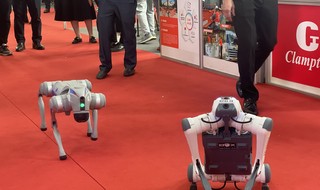 Robot chó của Việt Nam 'khuấy động' Hội chợ Thương mại Quốc tế 