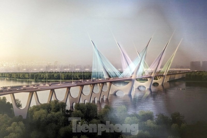 Hình ảnh thiết kế cầu Vân Phúc và Thượng Cát sẽ khởi công năm 2024 ảnh 5