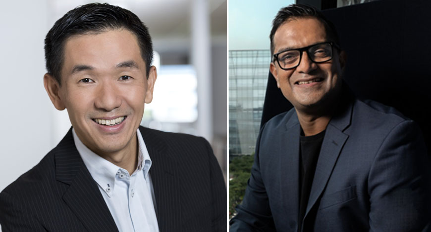 Herr Hans Chuang (links) und Herr Santhosh Viswanathan sind neue leitende Führungskräfte von Intel