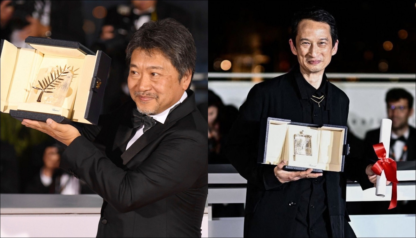 Kore-eda và Trần Anh Hùng đều từng đạt những vinh quang ở Liên hoan phim Cannes - Ảnh: Getty