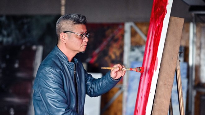 Artista Tran Nhat Thang: "El trabajo hace que el arte sea valioso"