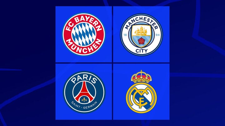 Xác định đủ 4 đội bóng vào bán kết Champions League.