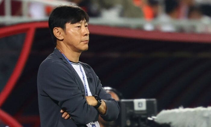 El entrenador Shin Tae-yong ayudó a Indonesia U23 a derrotar a Corea U23.