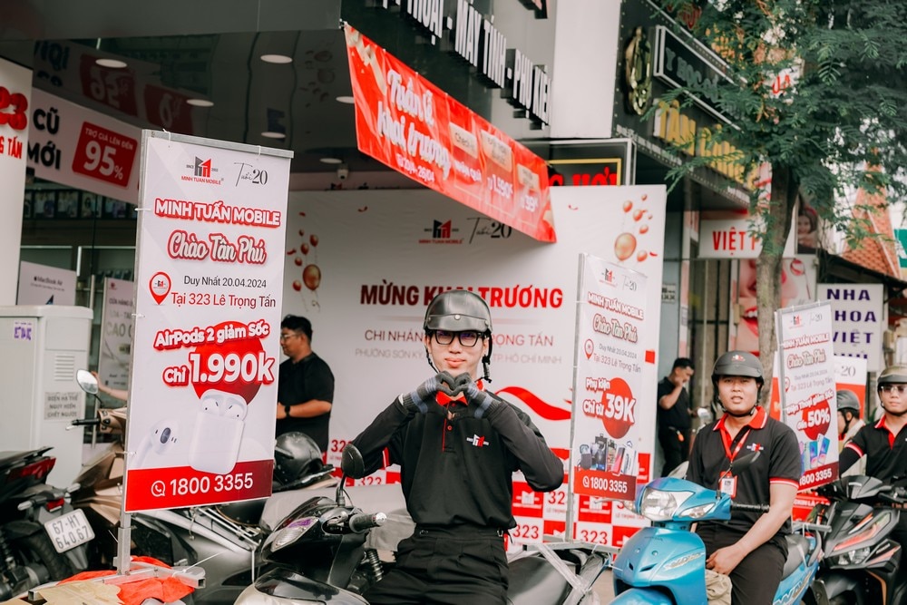 Minh Tuan Mobile hat gerade eine neue Niederlassung in Ho-Chi-Minh-Stadt eröffnet