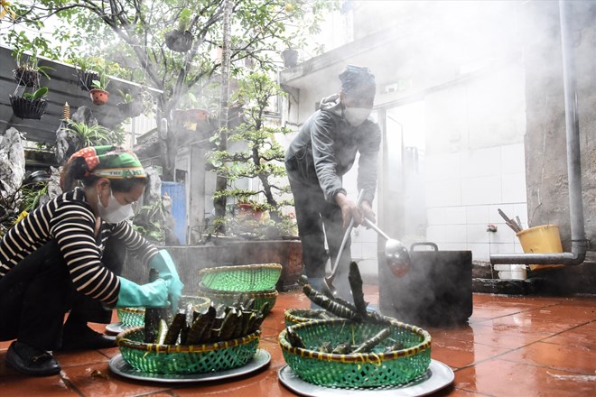 Một làng cổ ở Bắc Ninh, dân làm thứ bánh hễ luộc trong nhà là thiên hạ ngoài ngõ thấy thơm, đó là bánh gì?- Ảnh 1. Một làng cổ ở Bắc Ninh, dân làm thứ bánh hễ luộc trong nhà là thiên hạ ngoài ngõ thấy thơm, đó là bánh gì?- Ảnh 1.