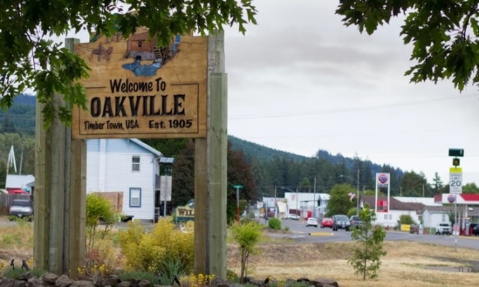 Mưa chất nhầy rơi xuống Oakville 6 lần năm 1994. Ảnh: Wikimedia