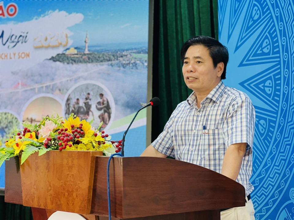 Giám đốc Sở Văn hóa, Thể thao và Du lịch Quảng Ngãi Nguyễn Tiến Dũng.