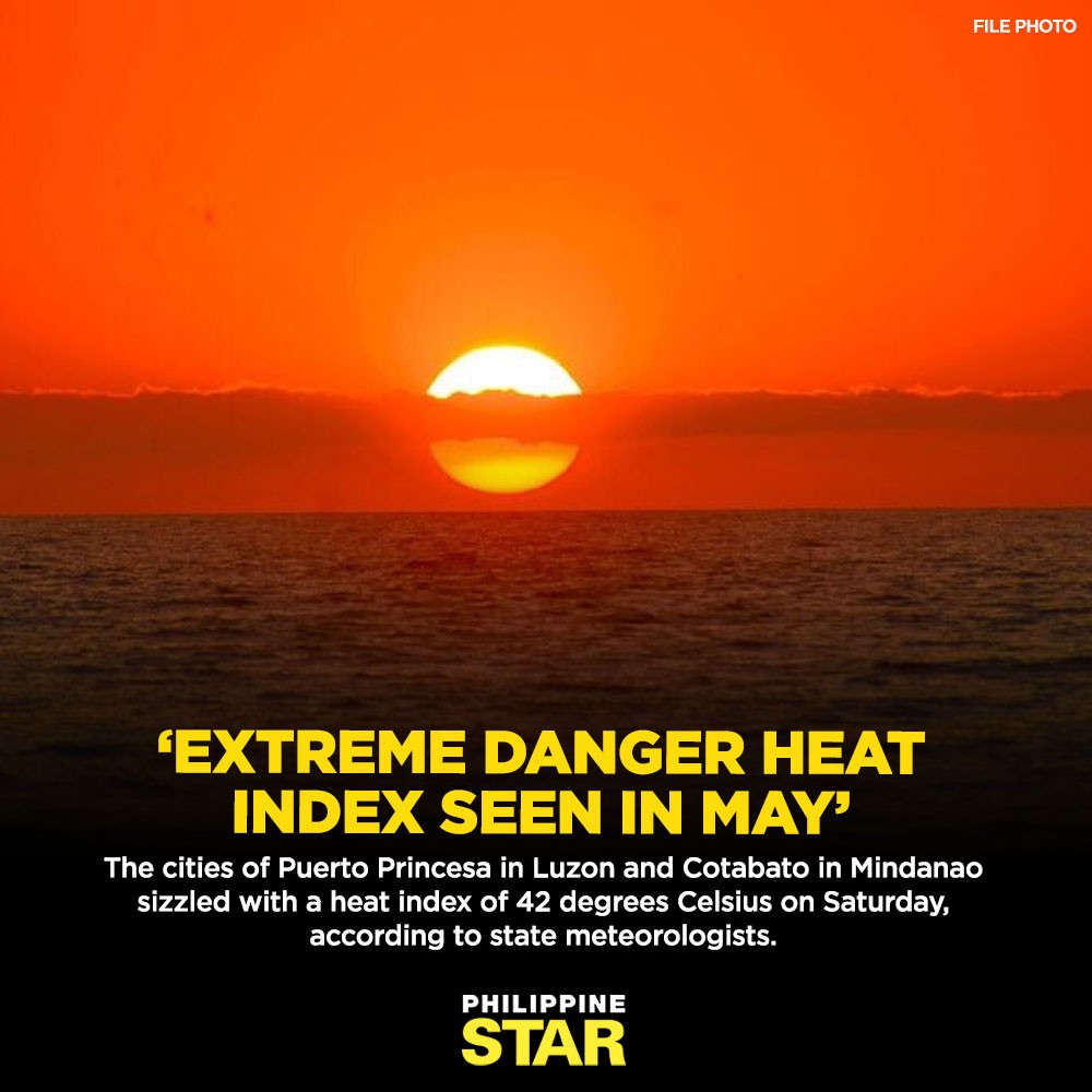 Nóng bức chưa từng có: Philippines sẵn sàng đối mặt với 57 độ C. (Nguồn: Philippines Star)