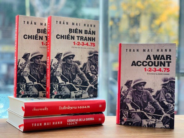 Tái bản, bổ sung cuốn tiểu thuyết tư liệu lịch sử Biên bản chiến tranh 1-2-3-4.75 của nhà báo, nhà văn Trần Mai Hạnh - Ảnh 1.