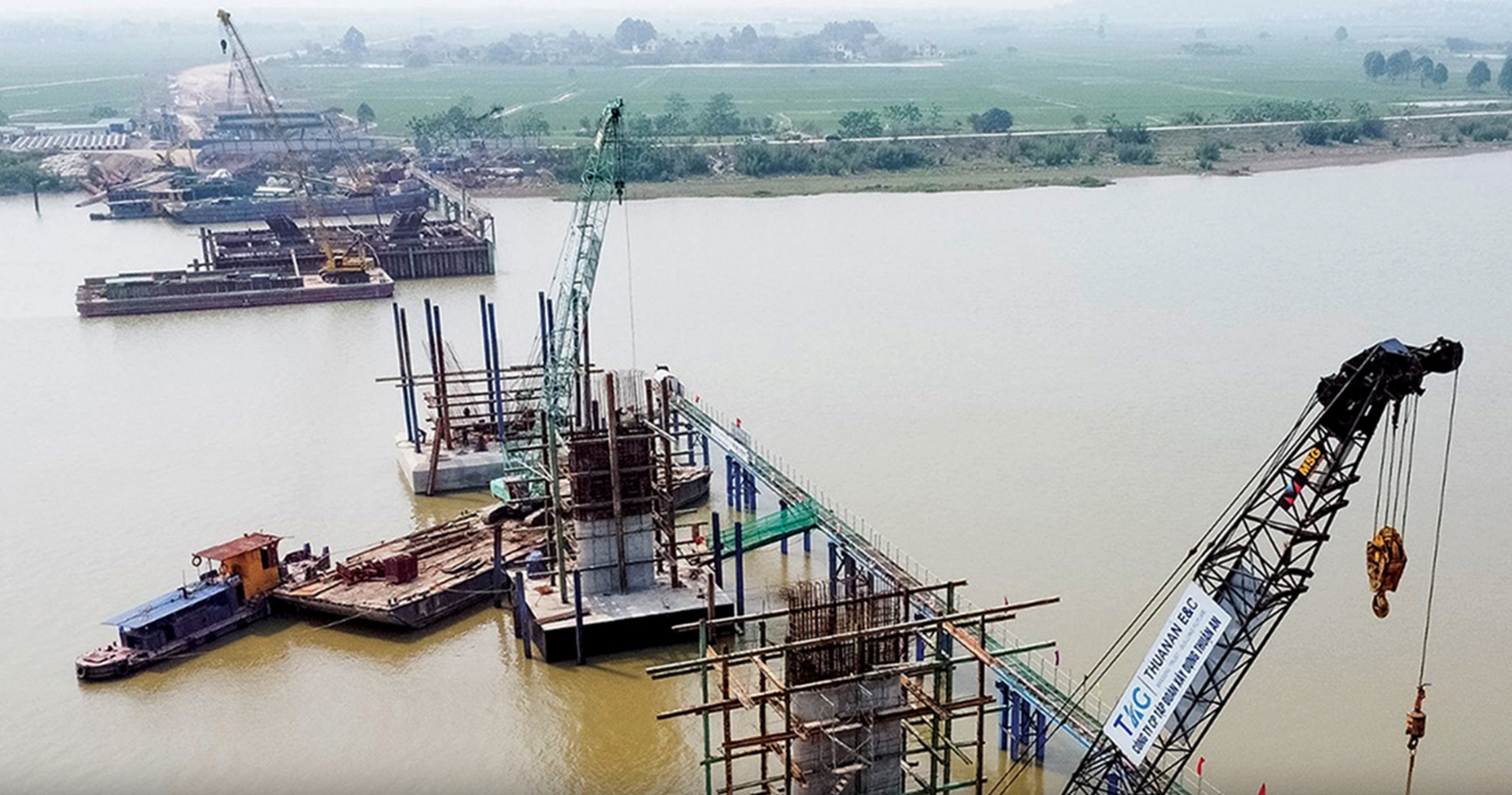 Dự án xây dựng cầu Đồng Việt và đường dẫn lên cầu tại H.Yên Dũng, tỉnh Bắc Giang