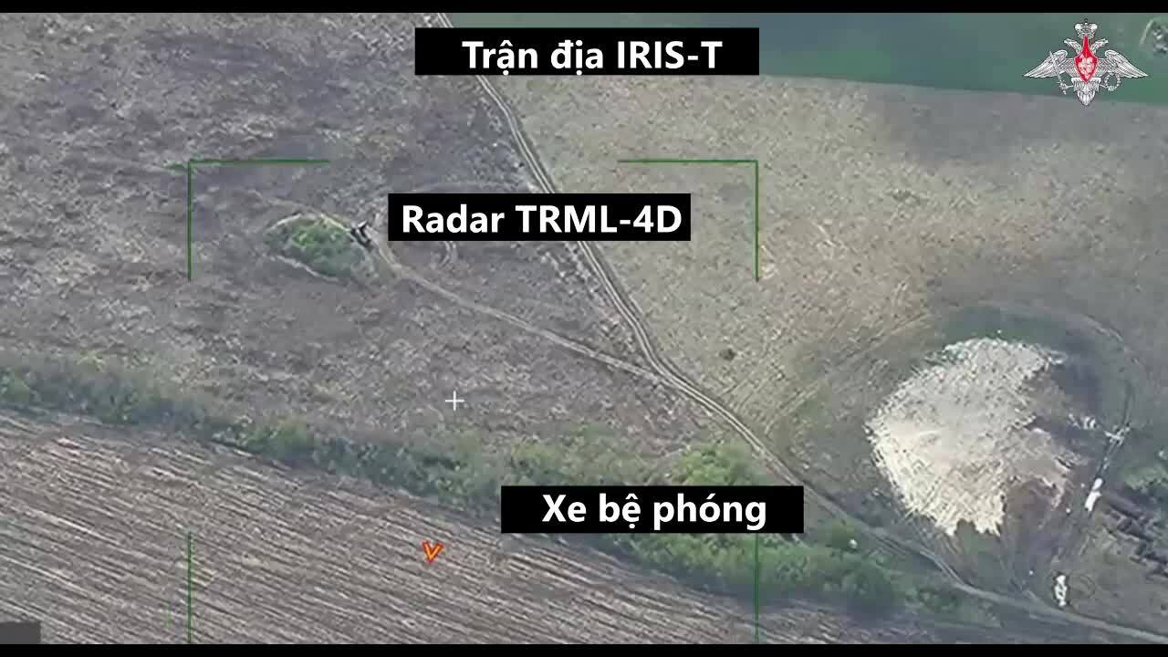 Tên lửa Nga 'tập kích hệ thống IRIS-T' Đức chuyển cho Ukraine