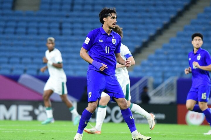 Erawan Garnier chơi tốt trong trận đấu với U23 Iraq.