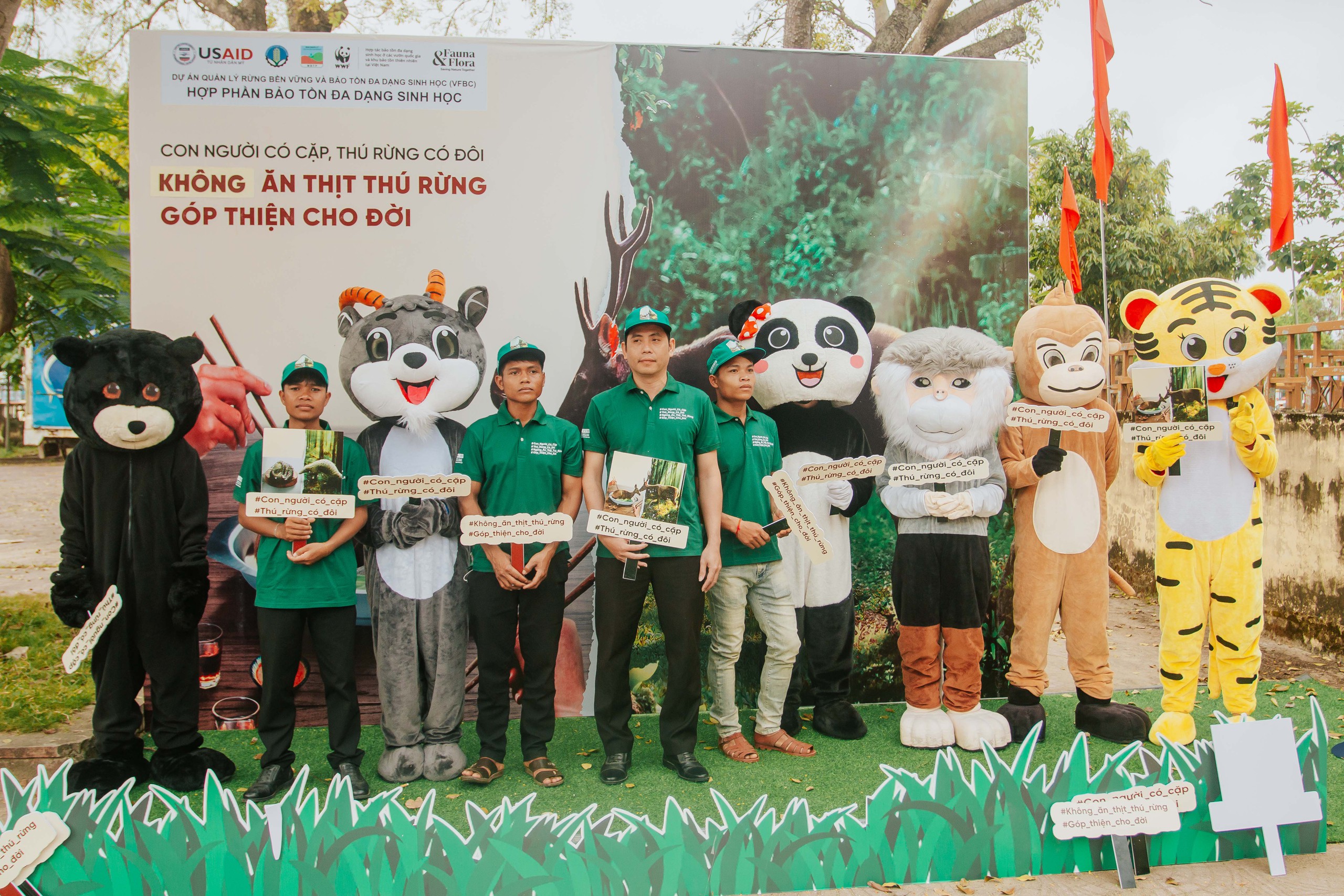 Quảng Bình: 'Thành phố không thịt thú rừng' gửi thông điệp bảo vệ động vật hoang dã- Ảnh 1. Chương trình gửi thông điệp