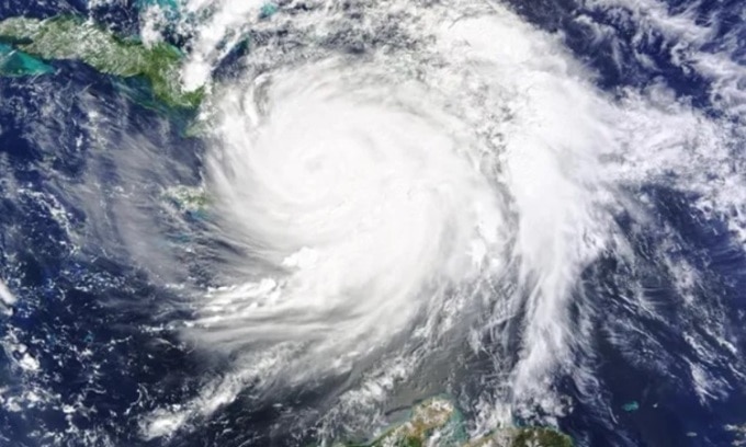 La Nina có thể dẫn tới những cơn bão mạnh ở Đại Tây Dương như bão Matthew đổ bộ vào Haiti năm 2016. Ảnh: NASA