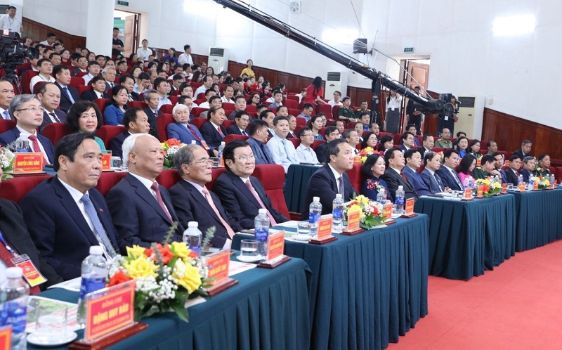 Các đại biểu tham dự Lễ kỷ niệm 120 năm ngày sinh Tổng Bí thư Trần Phú (01/5/1904 - 01/5/2024) 
