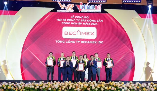 Tổng công ty Becamex IDC lần thứ 4 liên tiếp đạt danh hiệu công ty bất động sản công nghiệp uy tín nhất Việt Nam ảnh 1