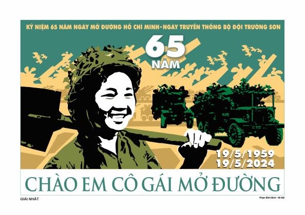 Trao giải sáng tác tranh cổ động tuyên truyền kỷ niệm 70 năm Chiến thắng Điện Biên Phủ - Ảnh 5. Trao giải sáng tác tranh cổ động tuyên truyền kỷ niệm 70 năm Chiến thắng Điện Biên Phủ - Ảnh 5.