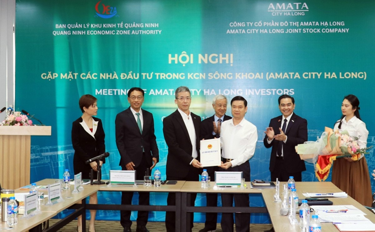 부동산 - Quang Ninh: 약 2억 115만 달러 규모의 XNUMX개 FDI 프로젝트에 대한 투자 인증서를 받았습니다.