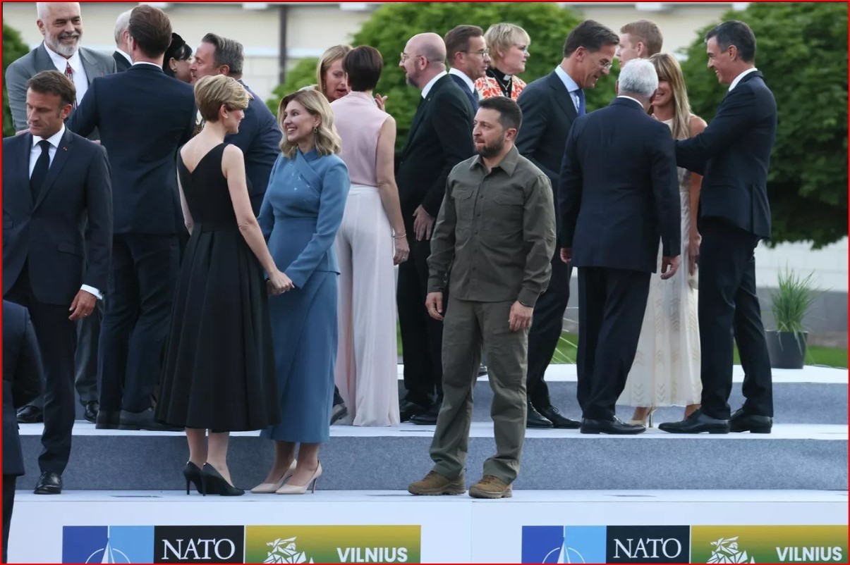 Tổng thống Ukraine tại thượng đỉnh NATO ở Lithuania, tháng 7/2023. (Nguồn: Sputnik) 