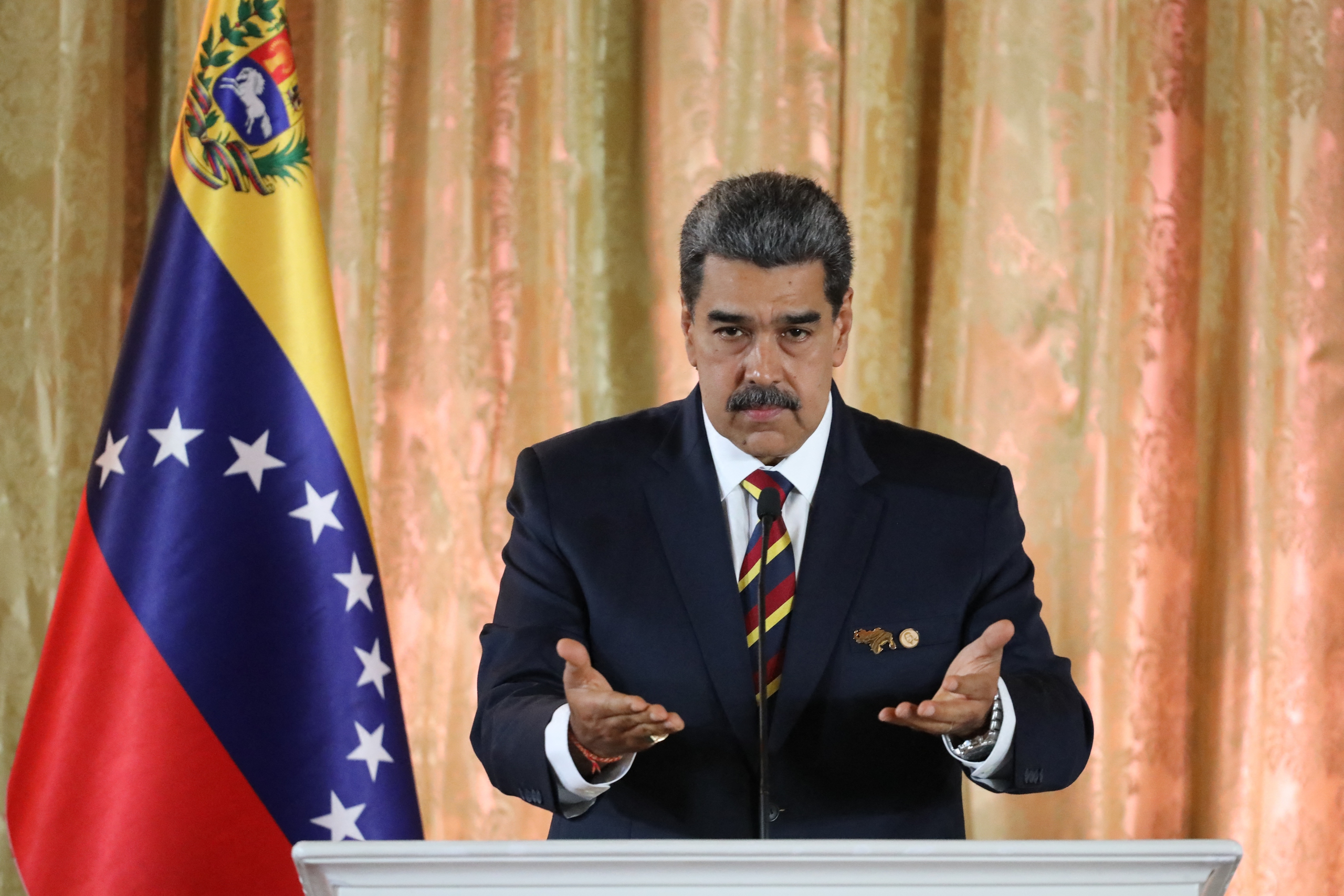 Venezuela cáo buộc Mỹ lập căn cứ 'bí mật' ở lãnh thổ tranh chấp với Guyana- Ảnh 1. Venezuela cáo buộc Mỹ lập căn cứ 'bí mật' ở lãnh thổ tranh chấp với Guyana- Ảnh 1.