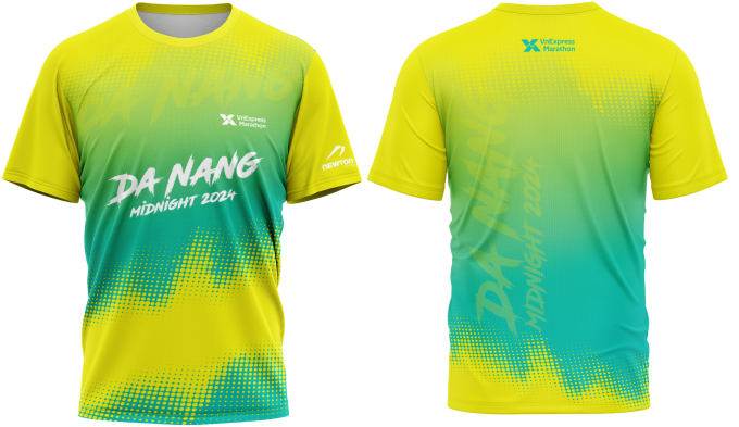 Thiết kế áo giải chạy đêm Đà Nẵng.