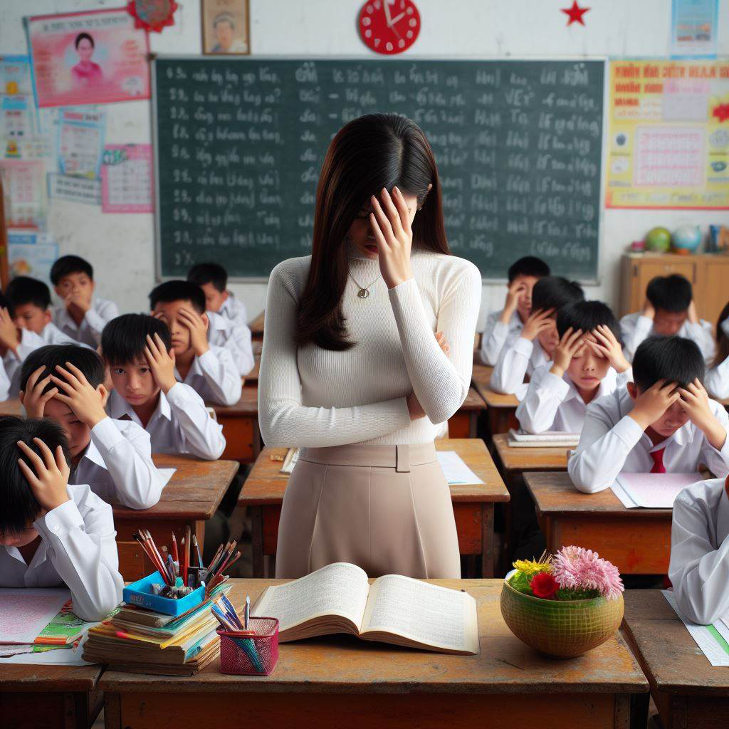 Vụ học sinh lớp 6 gần như không biết đọc: 'Tôi từng cảm hóa học sinh ngồi nhầm lớp'- Ảnh 1. Ảnh minh họa - Nguồn: AI thực hiện theo nội dung bài viết