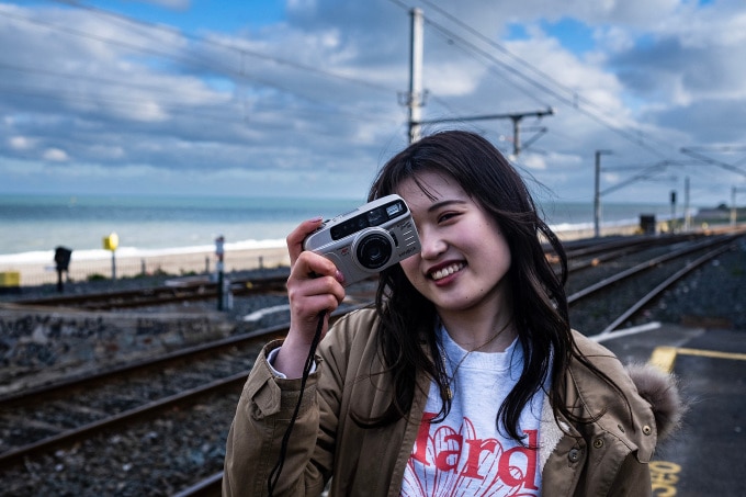 Một phụ nữ Nhật Bản ở Dublin, thủ đô Ireland tháng 2/2023. Ảnh: AFP