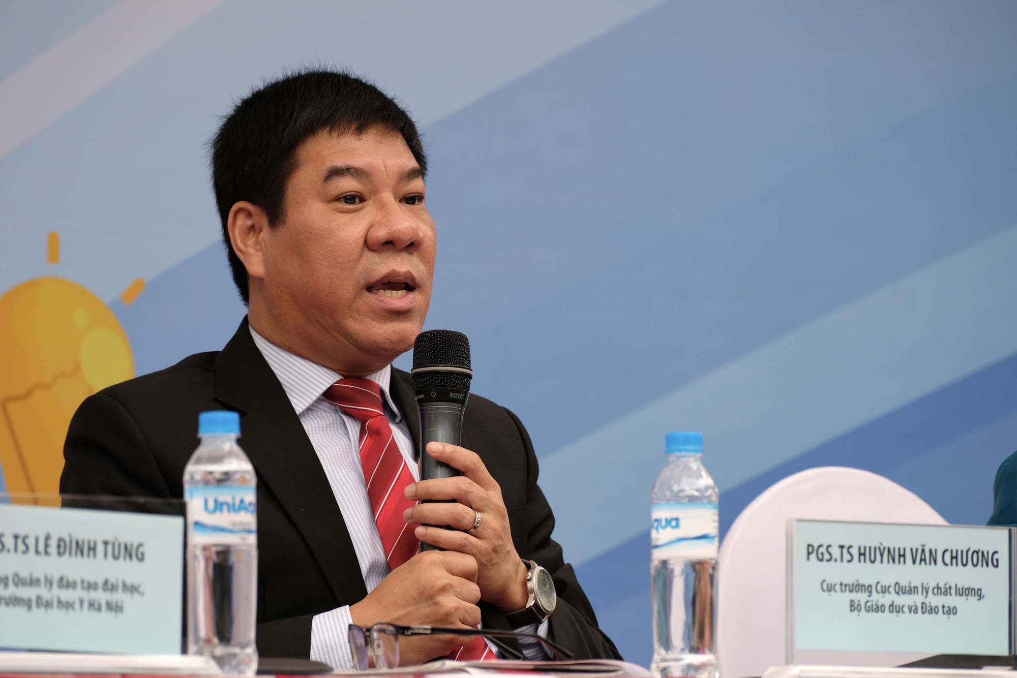 Ông Huỳnh Văn Chương (cục trưởng Cục Quản lý chất lượng, Bộ Giáo dục và Đào tạo)