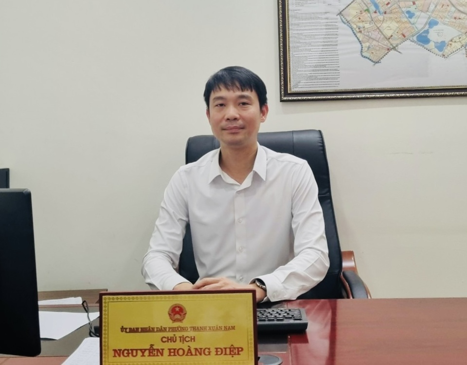Chủ tịch UBND phường Thanh Xuân Nam Nguyễn Hoàng Điệp 