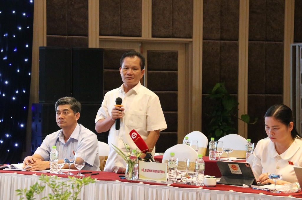 Đại biểu Bùi Sỹ Lợi - nguyên Phó Chủ nhiệm xã hội của Quốc hội đóng góp ý kiến cho dự thảo Luật Bảo hiểm xã hội