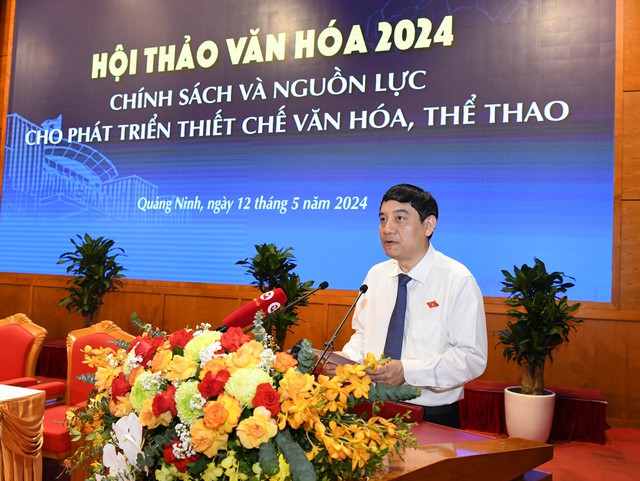 Khai mạc Hội thảo Văn hóa 2024: Chính sách và nguồn lực cho phát triển thể chế văn hóa, thể thao - Ảnh 4.